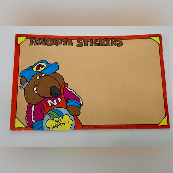 1981 Vtg Trend Sticker Album Collection of Stickers - Picture 3 of 15